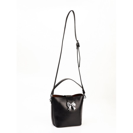 Women's bag, 27*7*12, lightning departure, belt lengths, black-2