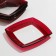 Set of glasses glass tokio, 6 pcs, d = 19.5 cm, red color