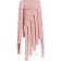 Stool BOVEL Plastic, pink 36x36x45 cm