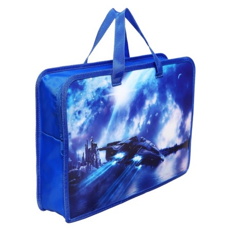 Folder with A4 handles, 340 x 245 x 75 mm, plastic, pens, Calligrata PT-14 "Starlet"-1