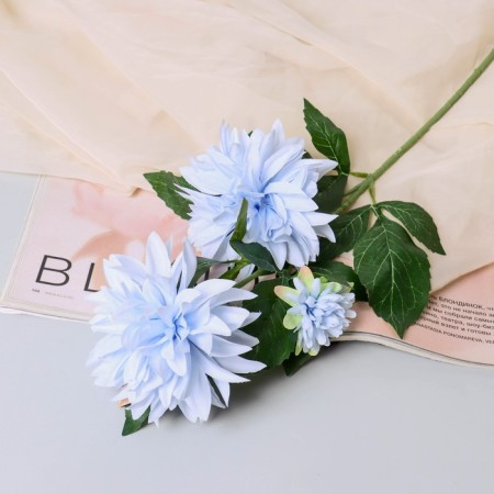 Artificial flowers "Georgin Garden Galant" 11x61 cm, blue