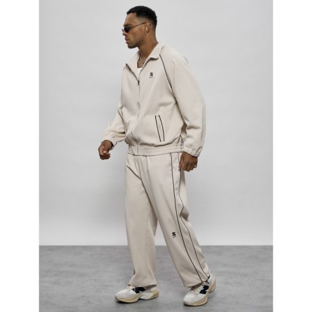 Sports suit men's, size 48, beige color-9
