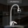 Kitchen mixer Zein Z3043, flexible spout, cartridge 40 mm, without eyeliner, chrome