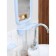 Optima bathroom set, light blue color