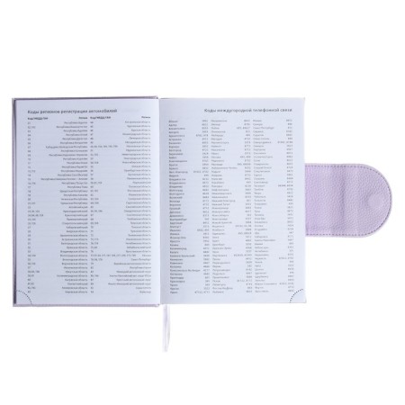 Leduced Diary A5, 160 sheets, Devente.contea, firm cover of artificial leather with foam rubber, block 70 g/m2, lilac-6