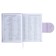 Leduced Diary A5, 160 sheets, Devente.contea, firm cover of artificial leather with foam rubber, block 70 g/m2, lilac