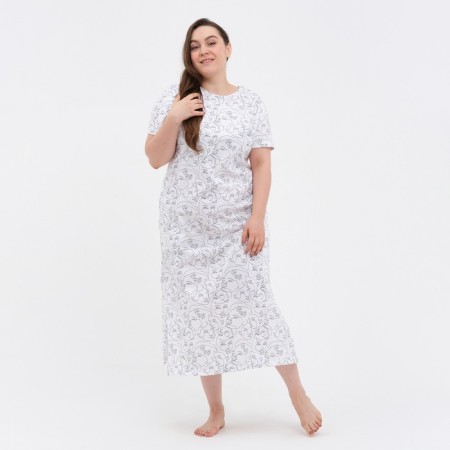 Night shirt female, complexion/white, size 48-2