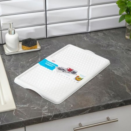 A tray with a drying liner, 42.5 × 27 cm, white color-4