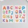 Stick Paper "Interesting alphabet" set of 6 sheets 18.6x10 cm