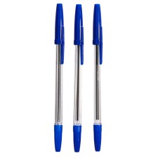 Set of ball pens, 3 pieces, Istanm Optima Blue, Node 1.0mm, package with euro suspension