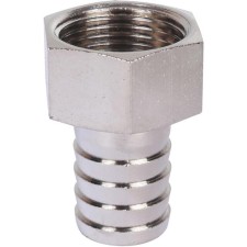 Штуцер STOUT SFT-0066-003420, 3/4" x 20 мм, внутренняя резьба, никелированная латунь