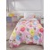 Happy Teddy Bear, size 150x200 cm, pink color