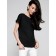 Female T -shirt, size s, black color