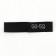 Textile strip "50-52", 5 x 1.1 cm, black color