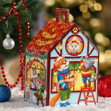 Gift box "Friendly Family", 17 x 14.5 x 24.5 cm-1