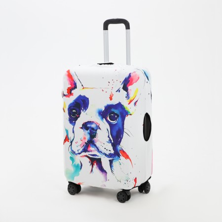 Case for the suitcase 24 ", white/multi -colored color