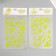 Plastic sticker phosphorus "Bright cosmos" mix 27x15.5 cm
