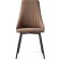SHEET on the metal frame Narayan Velutto 23 metal/velor, black/brown 47x54x98 cm