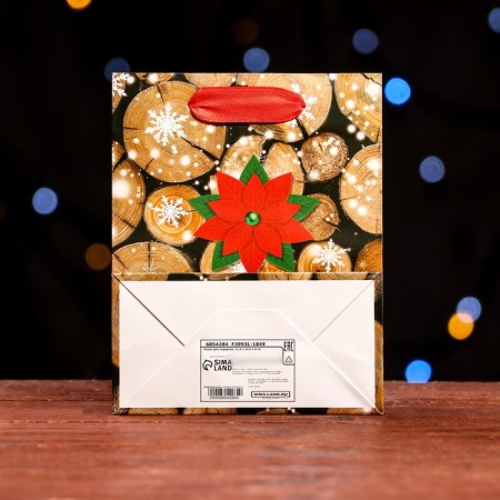Laminated package "Merry Christmas" 11.5 x 14.5 x 6 cm-1