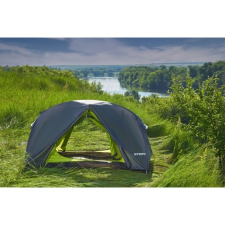 Tourist tent ATEMI Storm 2 CX, 2-seater, gray color-14