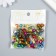 Beads for creativity plastic "Ball. Pigama" set of 20 g d = 0.8 cm