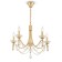 Caustra Freya FR2009PL-05G Zoe, 620x620x1620 mm, E14, 5x40W, color gold