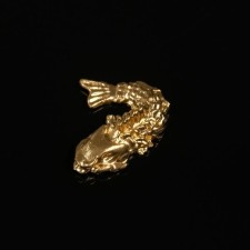 Carp purse souvenir, tin, 1x1x0.5 cm