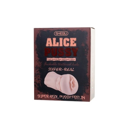 Masturbator Realistic vagina Alice, Xise, TPR, bodily, 17.4 cm-9