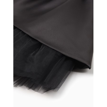 Платье нарядное детское KAFTAN, р.28 (86-92 см), черный-13