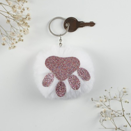 A keychain for keys of fluffy, children's "fluffy mood", 9 x 10 cm-2