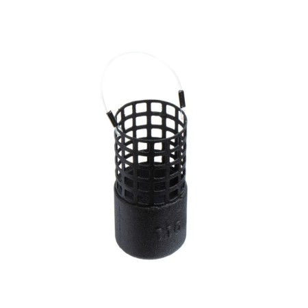 Metal hand-feeder X-Feeder ME Bullet Hawk+ M Perfo, Matt Black, 110 g, 45 ml