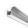 Aluminum profile for the stretch ceiling LED Strip Alm012S-2M, 200x5.2x3.5 cm, silver color