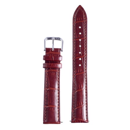 Solomon watch strap, 20 mm, genuine leather, L-20 cm, brown 43943-5