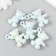 Decor for creativity Plastic "mother-of-pearl bear with loop" of pale blue 3x1.4x3.1 cm