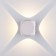 Architectural backlight Elektrostandard, Sube Led 6 W, 65x65x57 mm, IP54, white color