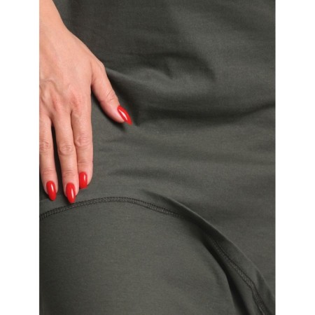 Women's dress, size 44, khaki color-4
