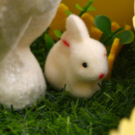 Easter decor "Bunny on the grass" 24 × 19 × 23 cm-4