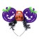 Carnival rim "pumpkins", color mix