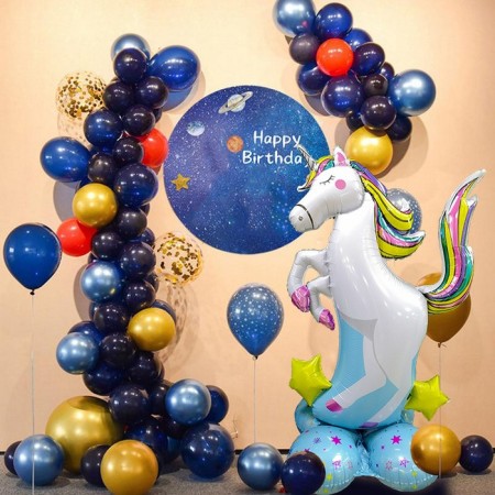 Foil ball 55 "Big Unicorn", figure, under the air-4