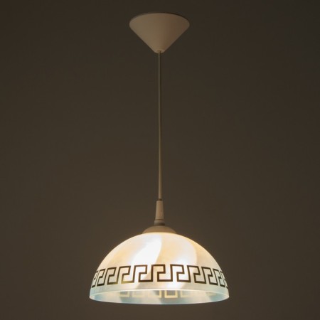 Lamp Bayerlux cap "Classes" 1 lamp E27 40W White blue d.250-2