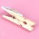 Decorative clothespins with a rope for the suspension "Hearts" set 10 pcs., 2.5 × 12.5 × 13.5 cm
