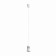 Suspended mantra pagoda, LED, 950LM, 3000K, 74x74x181 mm, white color