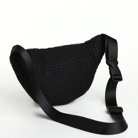 Lightning waist bag, black color-2