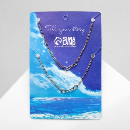 Set 2 Kulons "Centure" Shark and a Cloud, the color of the blue and blue in gold, 40 cm-2
