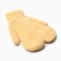Women's mittens for claim Minaku smooth 22 cm mustard