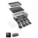 Electric Grill KitFort KT-1650, RAKTERY, 1200 W, 8 pans, 7x7 cm, black