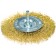 Brush Brush bison 3520-100_z02, disk, twisted, brass, steel, 0.3 mm, 100 mm 95452