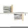 Tundra mackerel brush, artificial bristles, plastic handle, 70x150 mm
