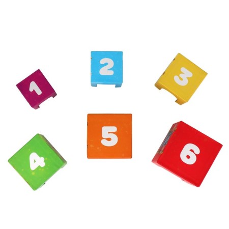 Board game "Smart cubes. We study the numbers ", 1+-3