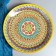 Largan Rishtan ceramics "Patterns", 36 cm, yellow